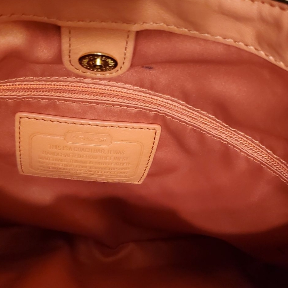 COACH Ashley Op Art Dotted Signature Hobo Shoulder Handbag F21920 Y2K VINTAGE - Picture 12 of 16